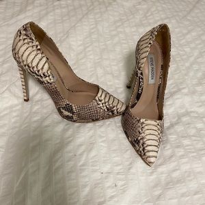Steve Madden Snake Heels